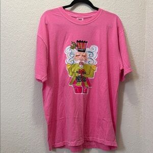 NWT Pink Nutcracker Women’s Tee, Comfort Colors XL